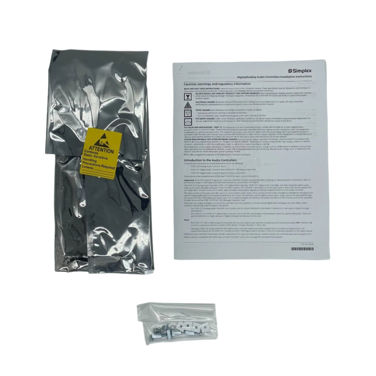 Simplex 4100-1210 4100ES Panel Module interface board with analog controller for fire alarm systems