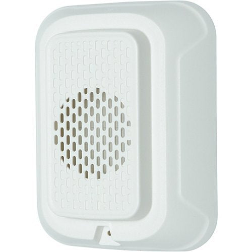 System Sensor HWL-LF L-Series wall horn in white, low-frequency audible device with a durable outdoor design.