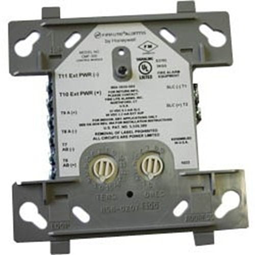 Fire-Lite CMF-300 addressable control module for fire alarm systems, featuring circuit connections and control components.