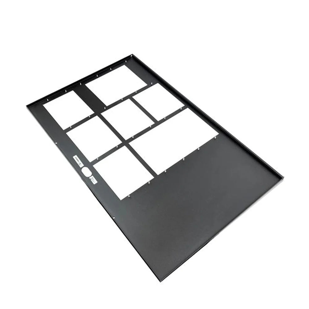 Gamewell-FCI E3ID2-C annunciator with LCD display, 2-bay C-size inner door, 5 modules, and telephone connection.