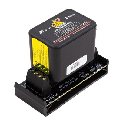 Ditek DTK-2MHLP36BWB surge protection device with multiple outlets and indicator lights for electrical surge defense.