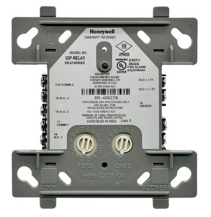 Farenhyt IDP-RELAY addressable relay module with multiple relay contacts for automation and control systems.