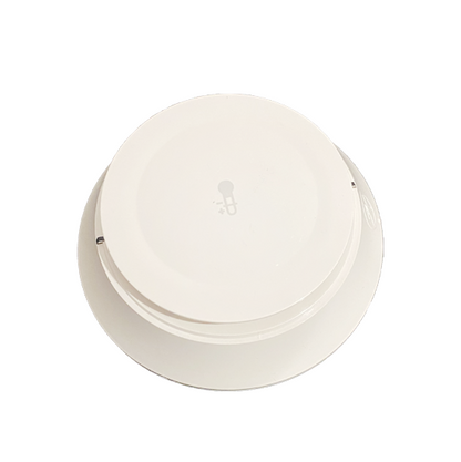 Farenhyt IDP-HEAT-ROR-IV heat detector with rate-of-rise thermal sensor, mounted on wall for fire safety detection.