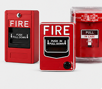 Notifier NBG-12LX addressable dual-action manual pull station with clear instructions and sturdy metal construction.