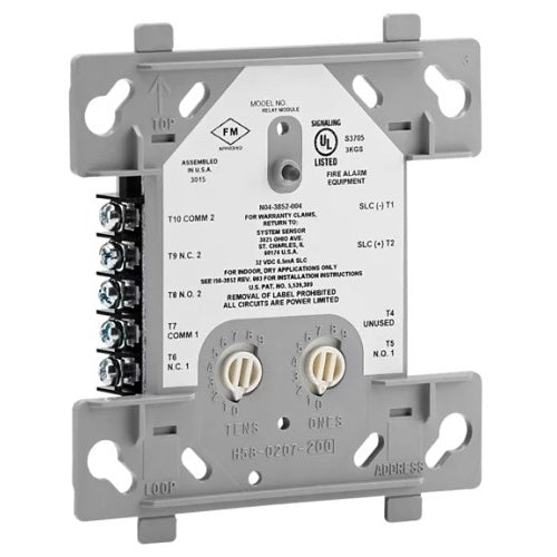 Silent Knight SK-RELAY intelligent relay module with multiple relay channels and connection ports for automation and control systems.