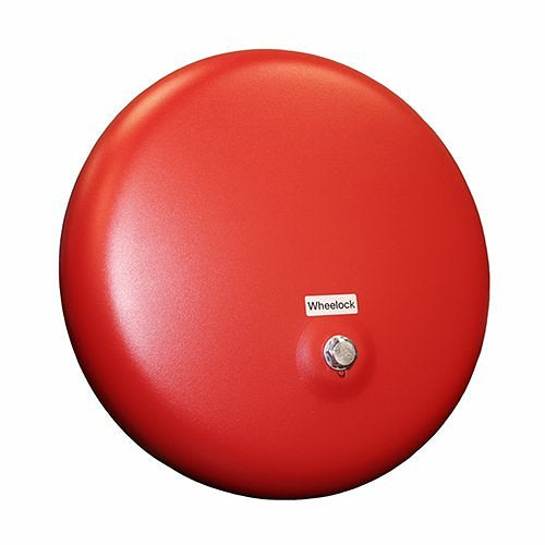 Eaton Wheelock MB-G10-24-R mass notification beacon with red lens and mounting base, visual alert device for emergency signaling.