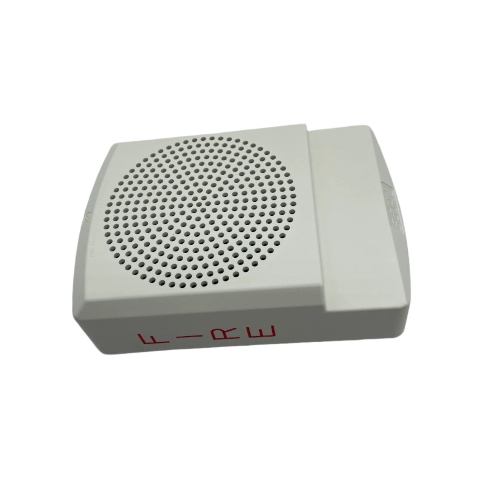 Eaton Wheelock ELSPKW Eluxa high-fidelity wall speaker from the Voice Systems line, showing its sleek design and grille.