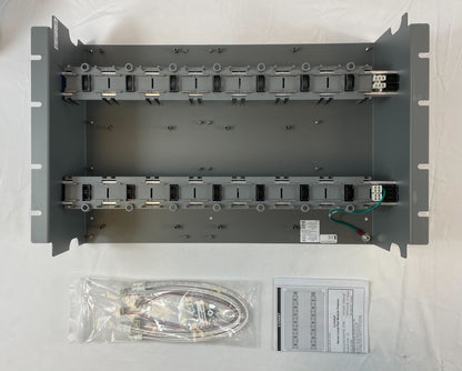 Edwards 3-CHAS7 EST3 Panel Module interface board mounted on chassis, part of Edwards control system assembly.