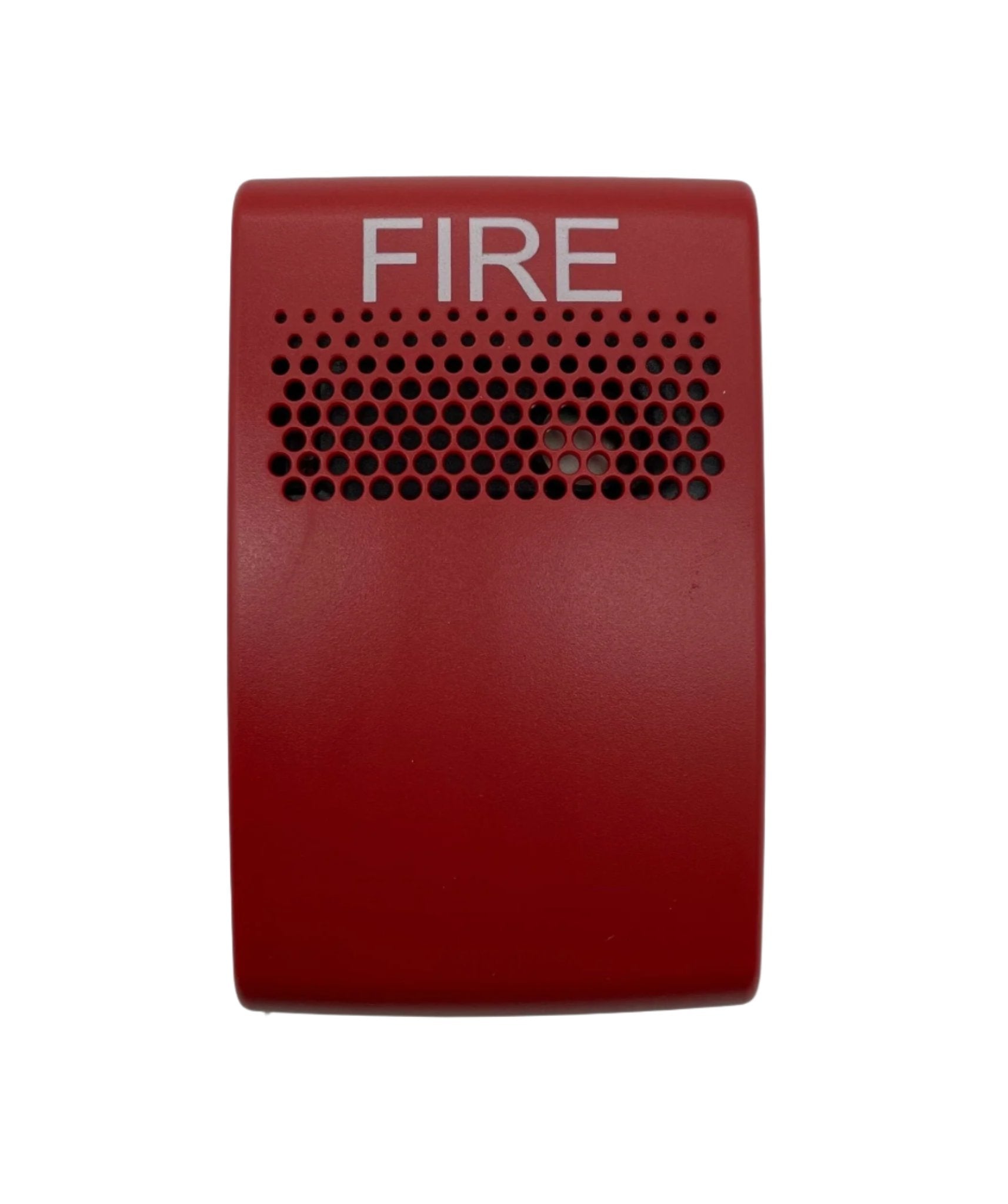 Edwards G1ARF Audible Device mounted on wall, compact horn with Edwards branding for emergency alert systems