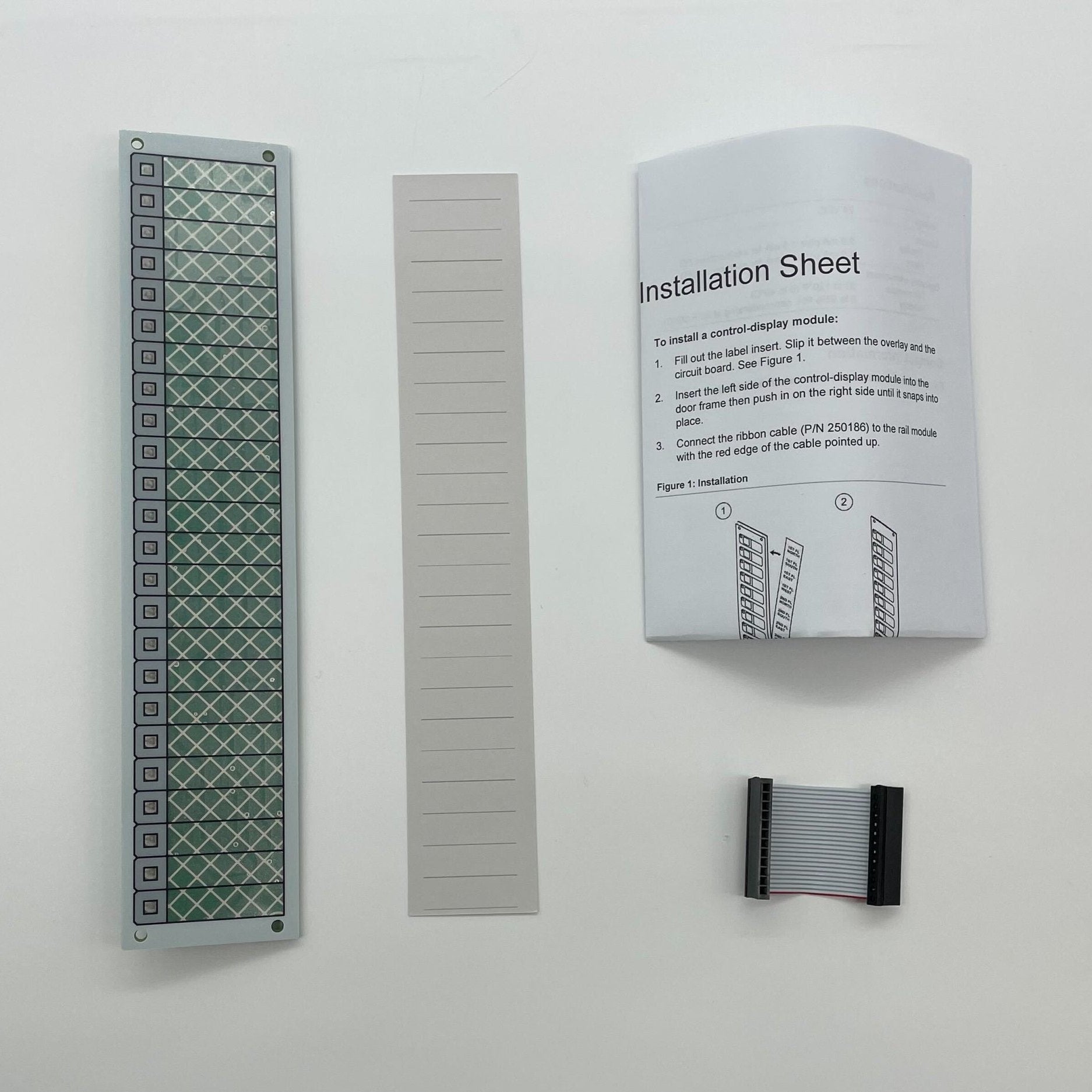 Edwards 3-24R EST3 panel interface module with LED display, used for industrial control systems and automation.
