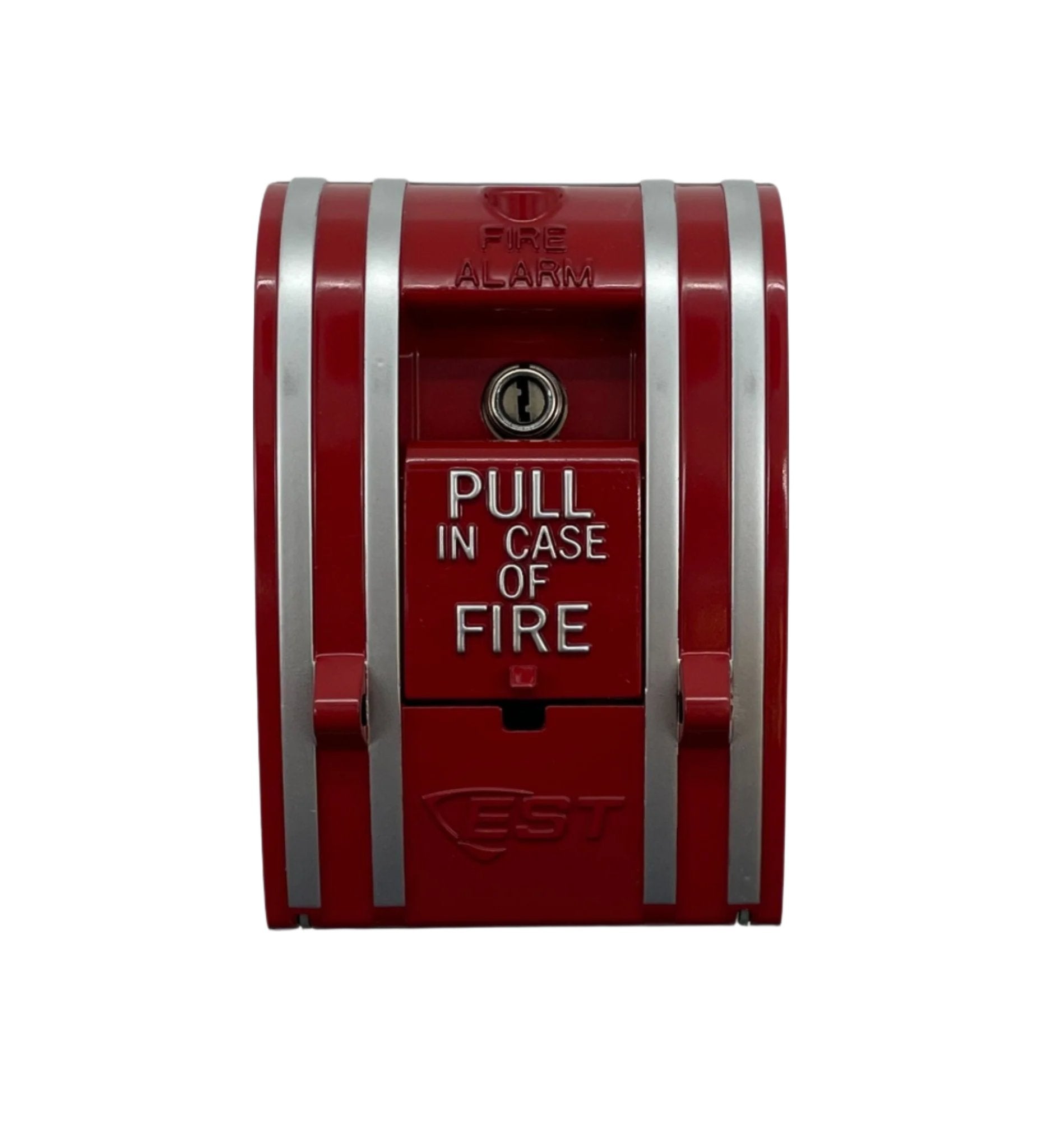 Edwards SIGA-270P Signature Series double-action manual pull station for fire alarm system.