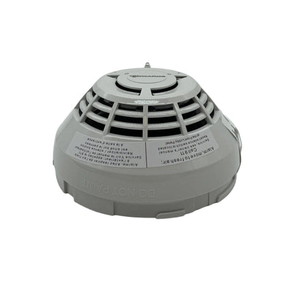 Edwards SIGA-OSCD smoke and carbon monoxide detector with digital display and sensor, mounted on ceiling for safety monitoring