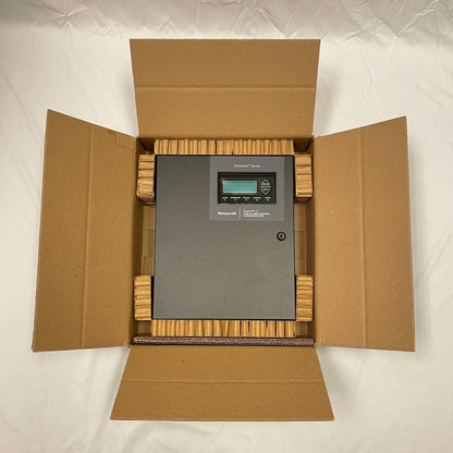 Farenhyt IFP-75B intelligent fire alarm control panel in black with display and control buttons.