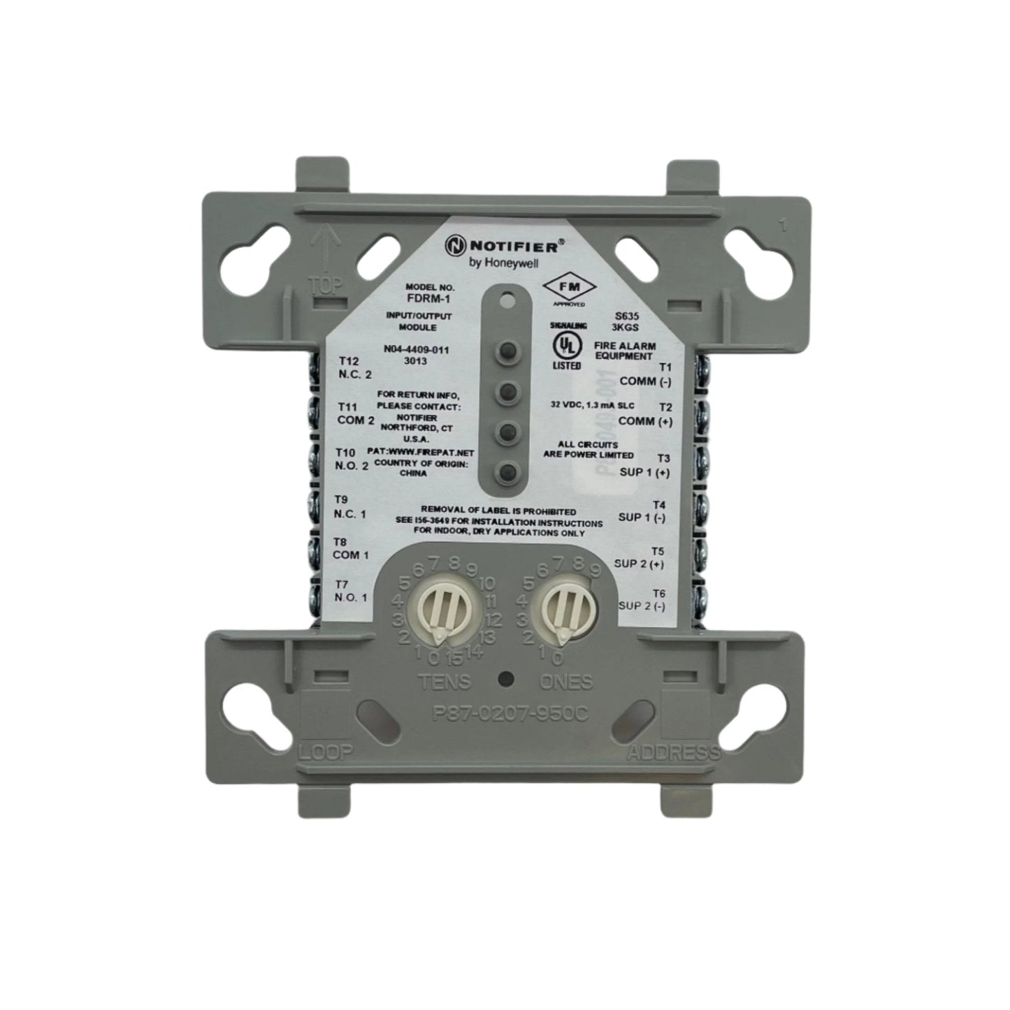 Farenhyt IDP-RELAYMON-2 relay monitor module for industrial automation, showing multiple relay ports on a compact device.