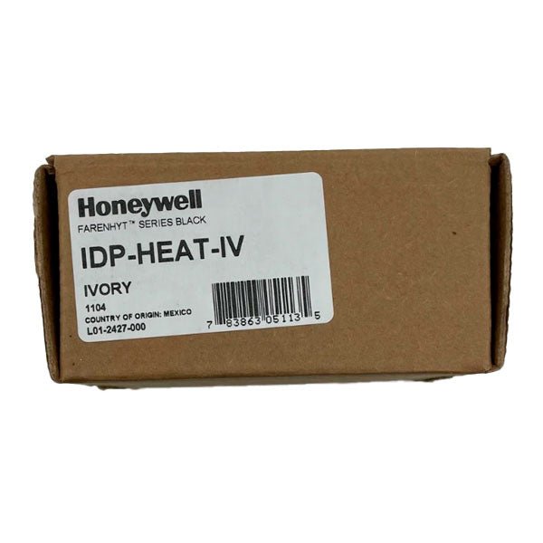 Farenhyt IDP-HEAT-IV thermal heat sensor in ivory, a heat detector device with a sleek design for fire safety detection.