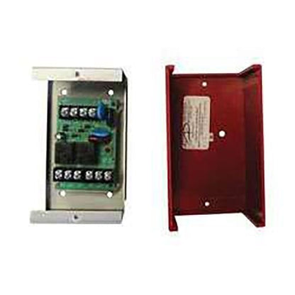 Fire-Lite MR-201/CR MR-Series relay module for fire alarm systems, showing the control relay with connection terminals