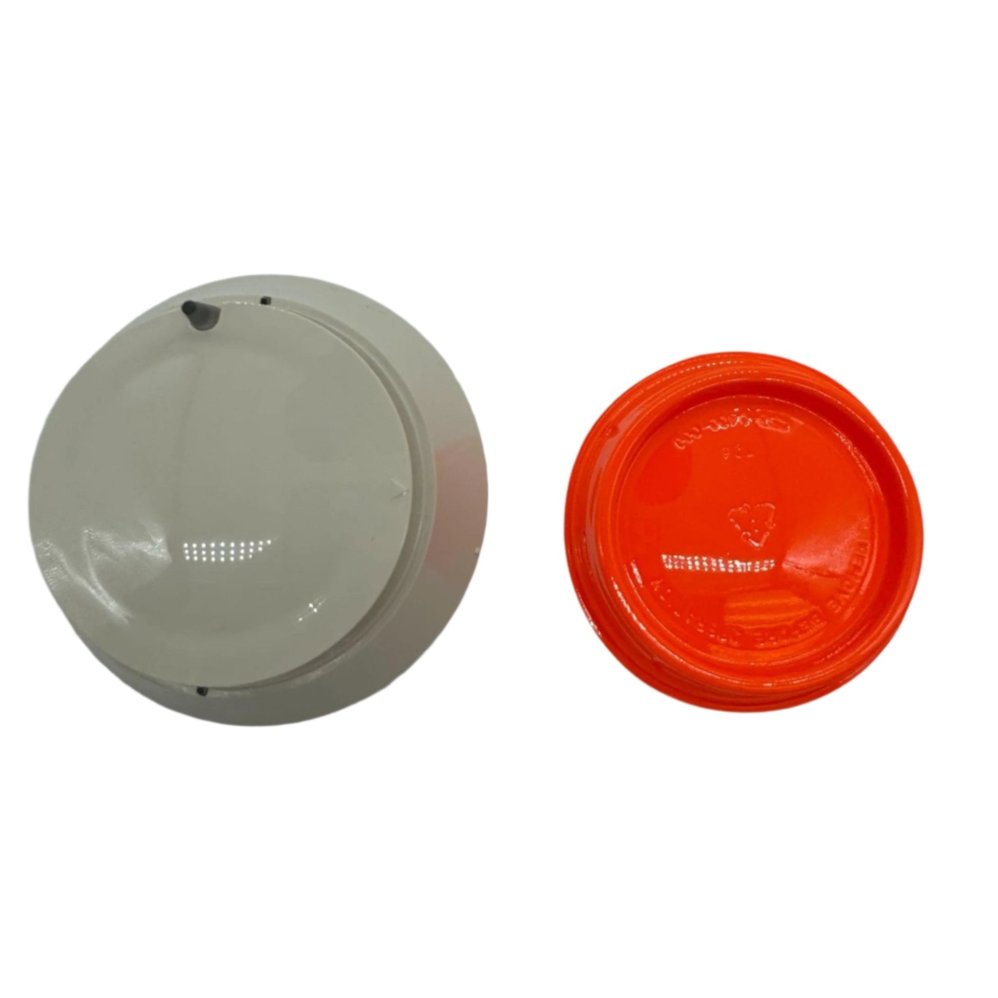 Gamewell-FCI MCS-COF3-IV fire and carbon monoxide detector in ivory finish, wall-mounted safety device, close-up view.