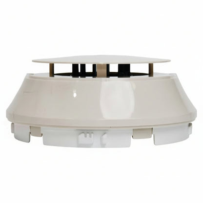 Gamewell-FCI ATD-L3R-IV intelligent thermal heat detector in ivory with Velociti clip, rated for 135°F rate-of-rise detection.