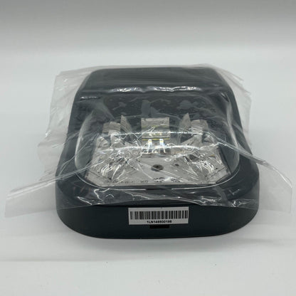 Macurco HS-C Horn Strobe with clear lens, combining loud horn and bright strobe for fire alarm notification.