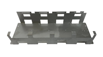 Notifier CHS-4 control panel chassis with mounted control unit, designed for fire alarm system management.