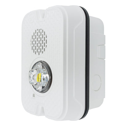 System Sensor P2GWKLED-P Outdoor Compact Wall Horn-Strobe White Plain — additional product view 2