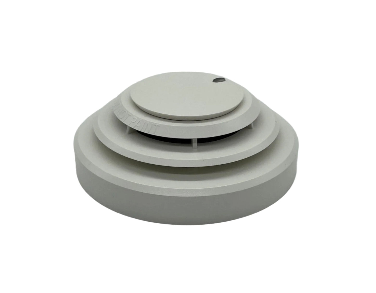 Potter PAD300-PD PAD-Series photoelectric smoke detector with low-profile design, mounted on ceiling for fire detection.