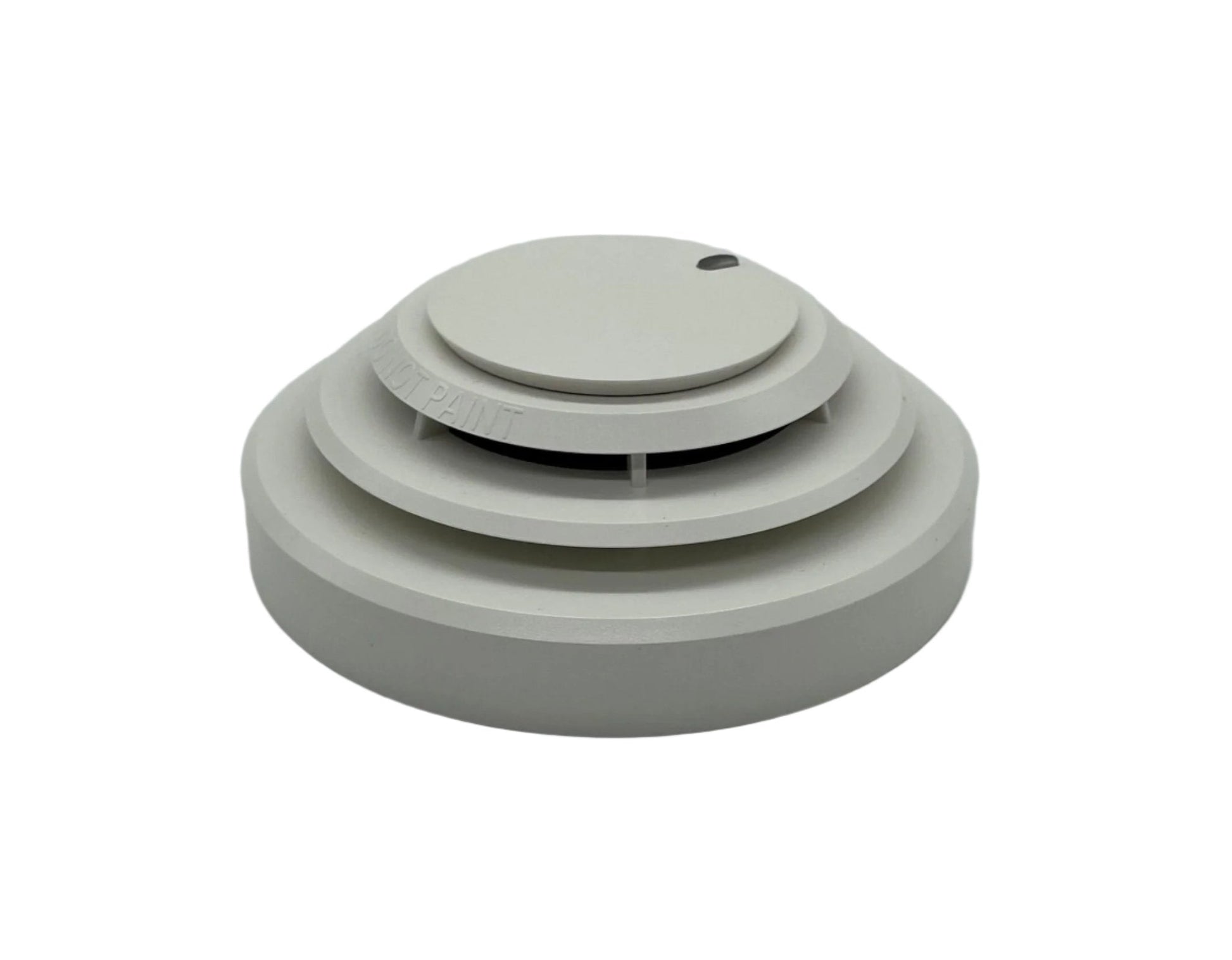 Potter PAD300-PD PAD-Series photoelectric smoke detector with low-profile design, mounted on ceiling for fire detection.