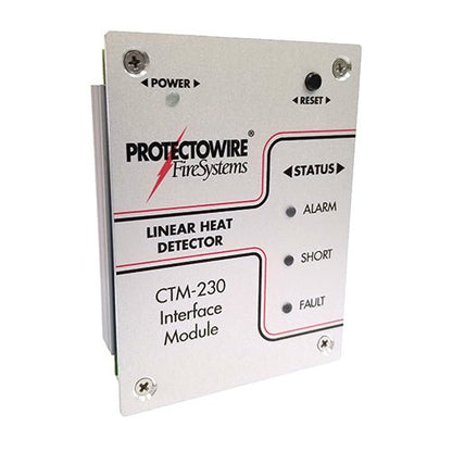 Protectowire CTM-230 replacement interface module for fire alarm systems, part of Protectowire replacement parts collection.
