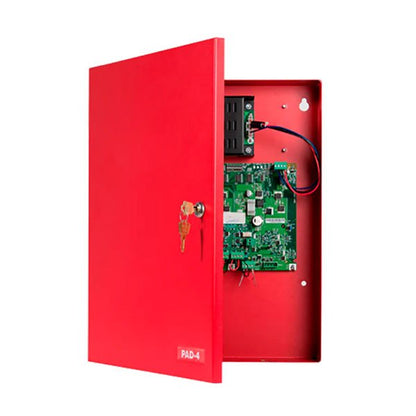 Siemens Cerberus PRO Panel Card PAD-4-6A interface board with enclosure for fire alarm systems