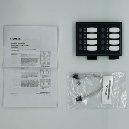 Siemens SCM-8 switch module replacement part with black and gray components, designed for industrial control systems