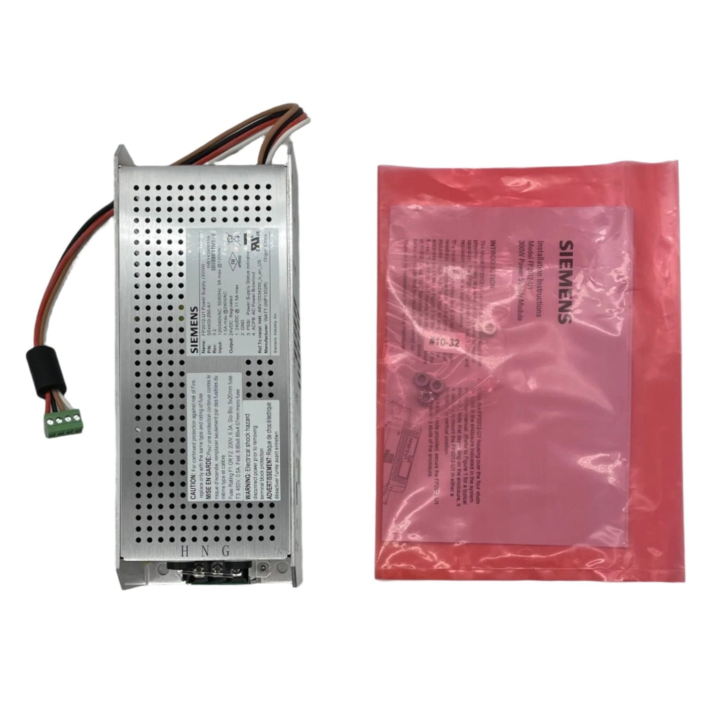 Siemens FP2012-U1 power supply unit with compact design and connection ports for industrial automation applications