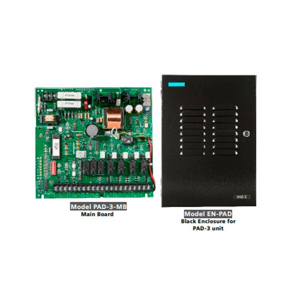 Siemens PAD-3 Cerberus PRO Panel Card interface board for power supply and communication in industrial control systems