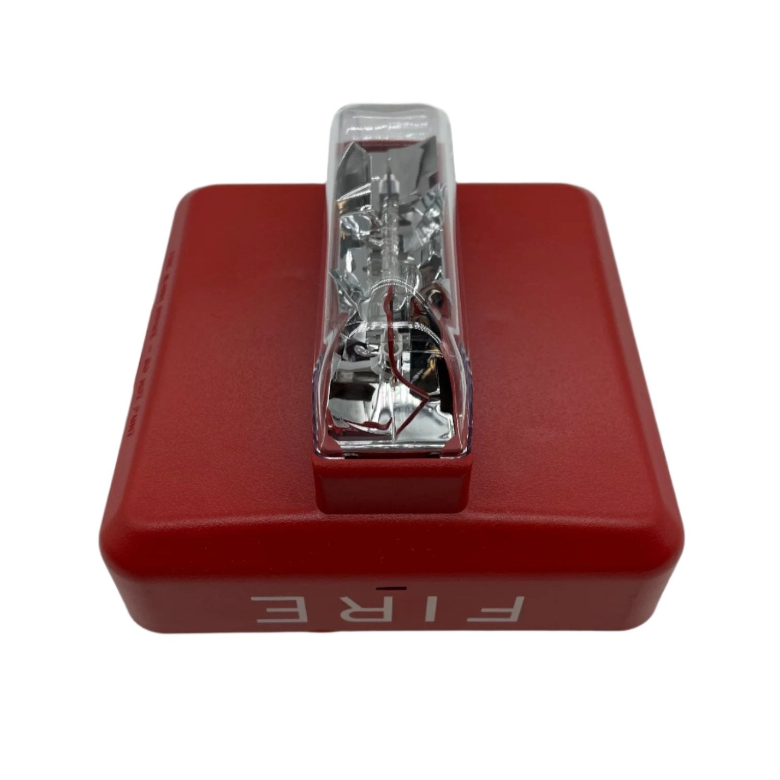 Siemens ZR-MC-CR replacement part for strobe lighting, featuring multiple candela settings and a red ceiling mount.