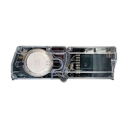 Silent Knight SK-DUCT-W duct smoke detector housing with photoelectric sensor, designed for duct smoke detection systems.