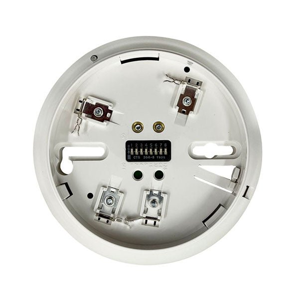 White Simplex 4098-9792 TrueAlarm analog addressable device base, standard sensor base for fire alarm systems
