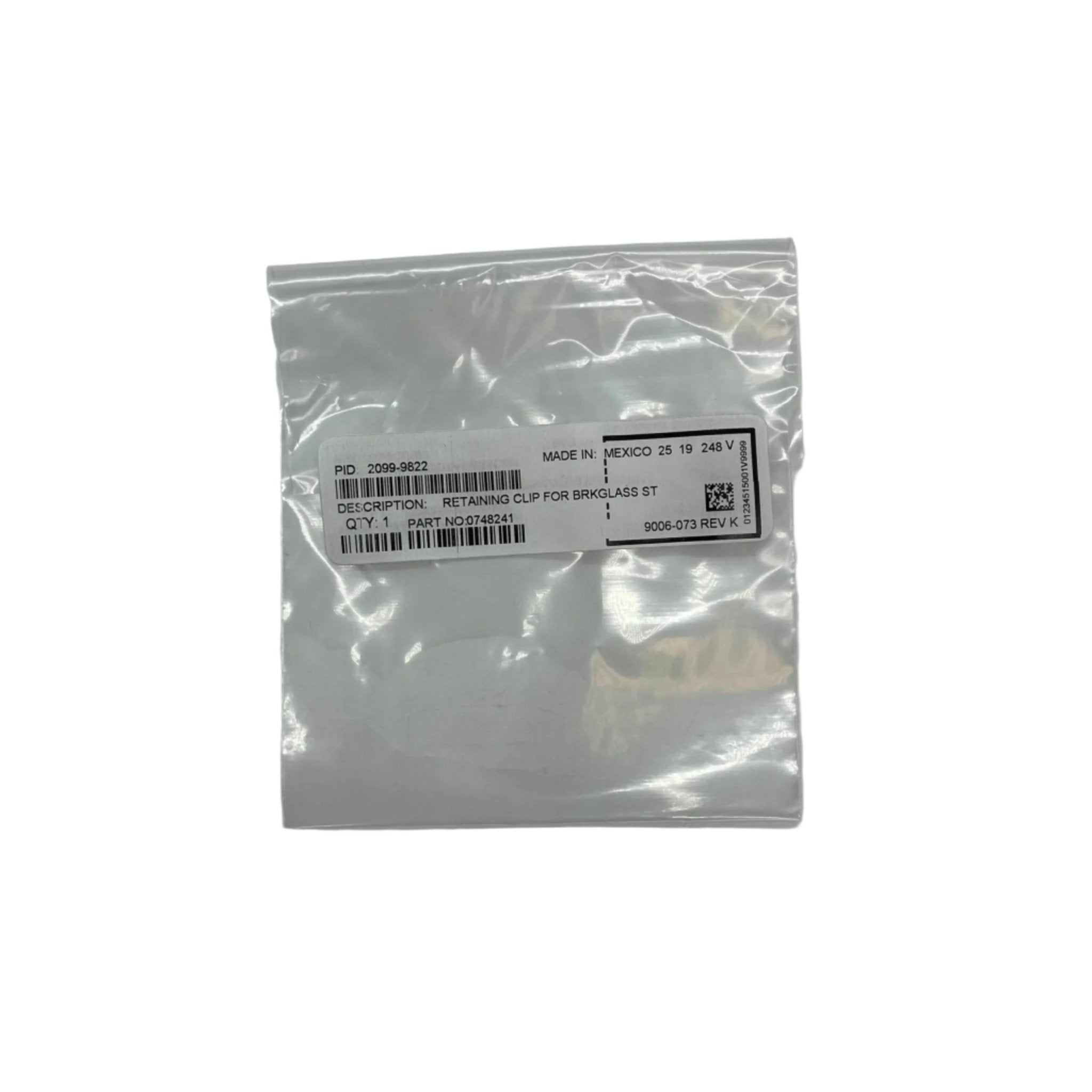Simplex 2099-9822 Pull Station with retaining clip for break glass, used in fire alarm systems.