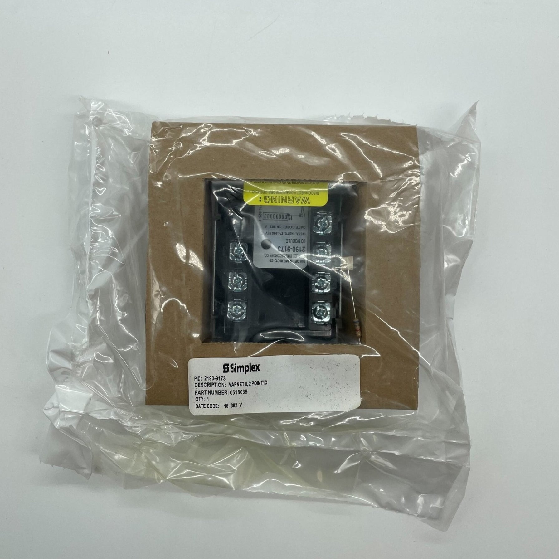 Simplex 2190-9173 Legacy Detector Module for fire alarm panels, replacement part for Simplex fire alarm systems.