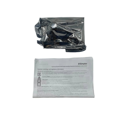 Simplex 4100-0620 4100ES Panel Module, interface board with transponder card, used in security alarm systems.