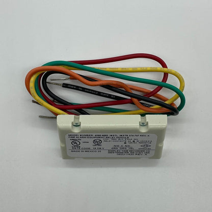 Simplex 4098-9860 TrueAlarm relay module for analog addressable fire alarm systems, supervised relay device by Simplex