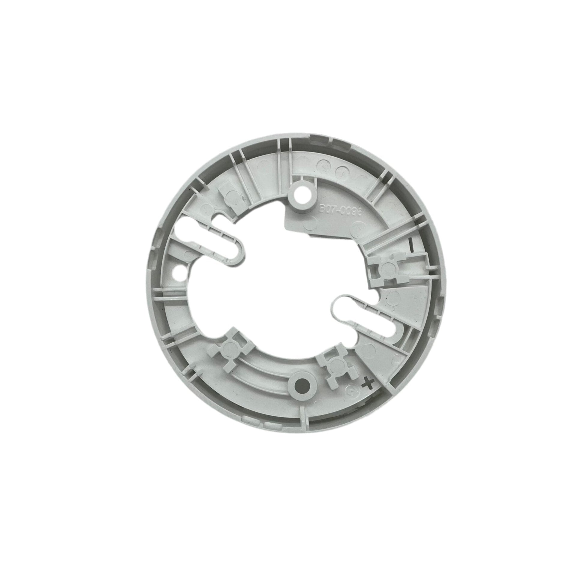 System Sensor B501-WHITE 200 Series 4-inch mounting base, white plastic, designed for security and alarm system installation.