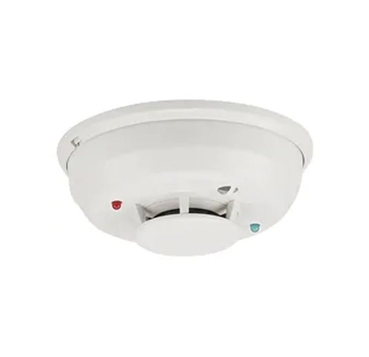 System Sensor 4WITAR-B i3 4-wire smoke detector with isolator, showing the device with sensor and wiring components.
