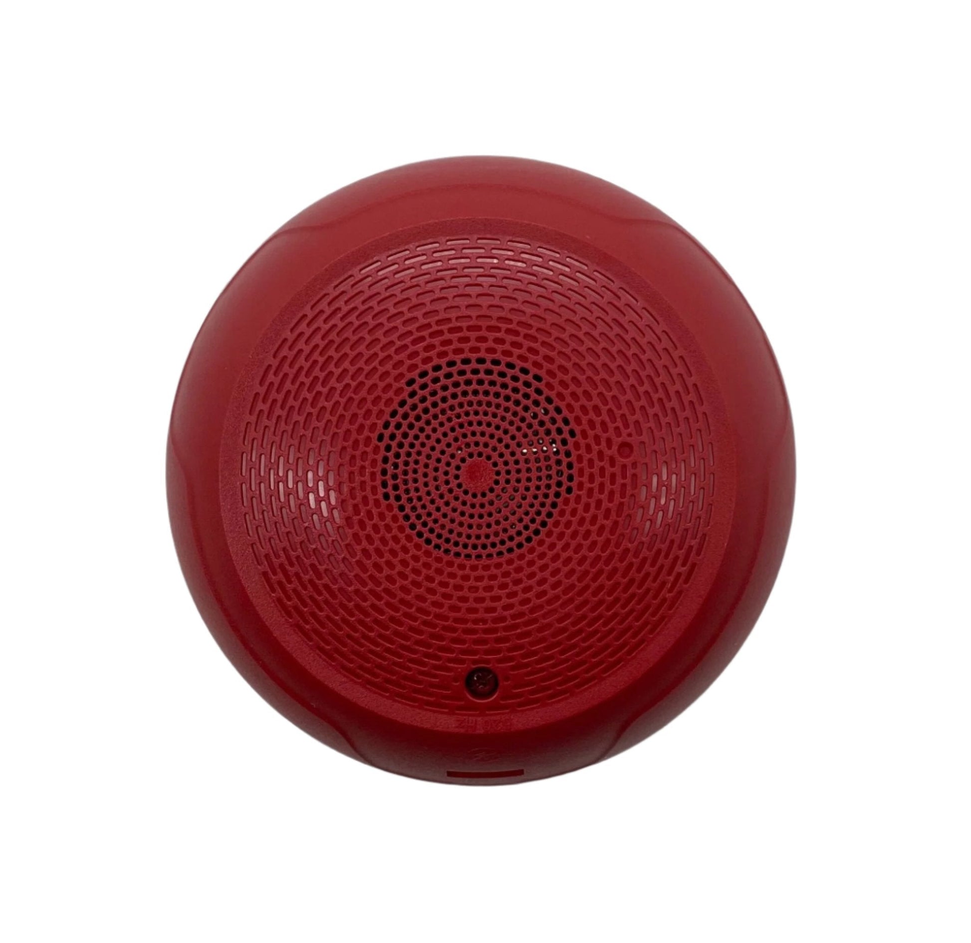 System Sensor HCRL-LF L-Series ceiling horn red low-frequency audible device for alert sound in indoor environments.