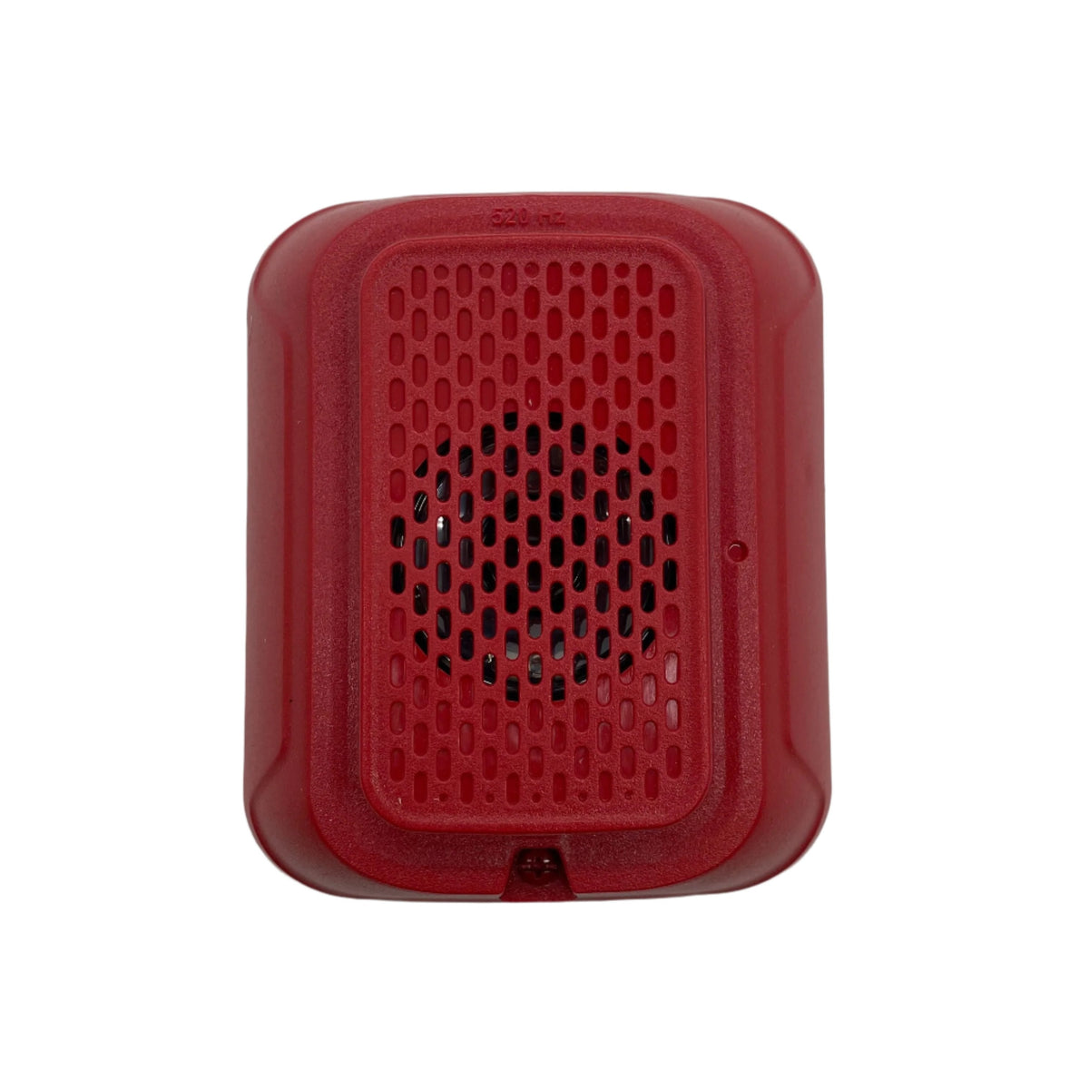 System Sensor HRL-LF wall-mount red replacement part for low frequency sounder, shown in close-up view.
