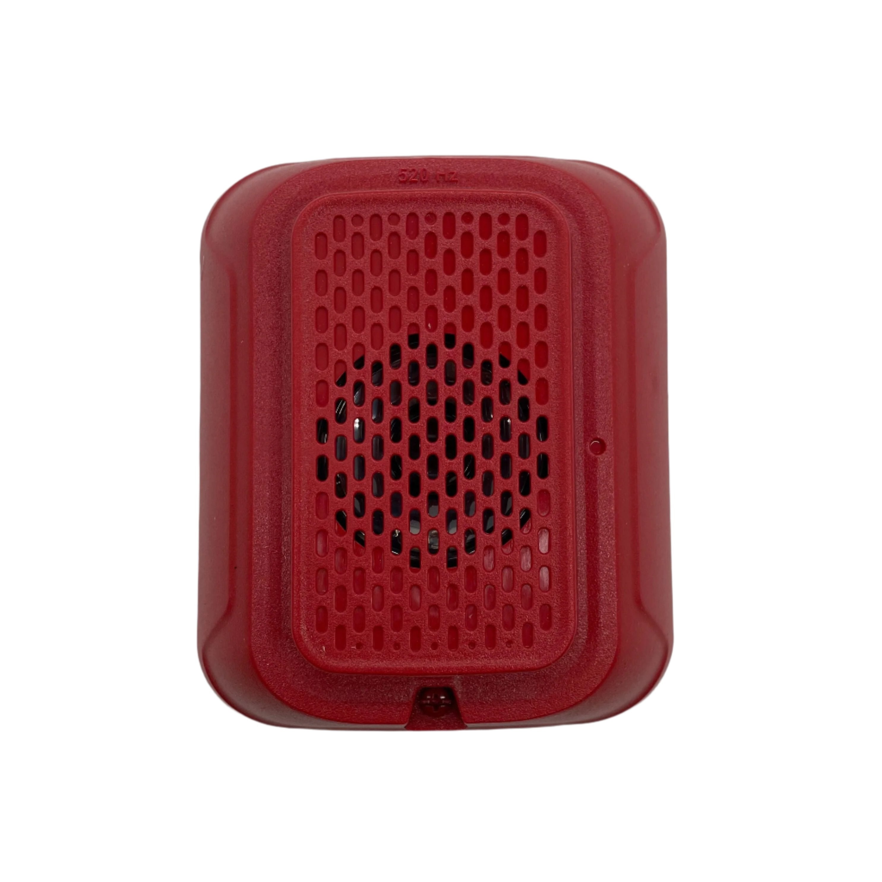 System Sensor HRL-LF wall-mount red replacement part for low frequency sounder, shown in close-up view.