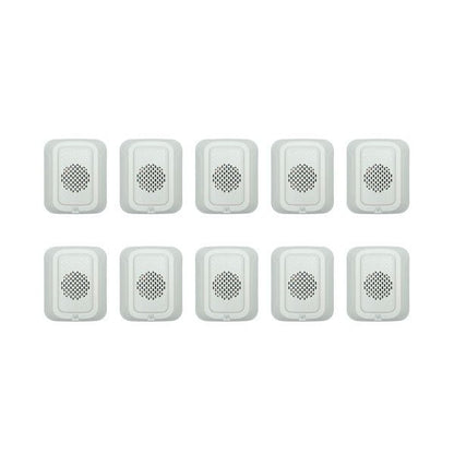 System Sensor HWL-LF audible sounders, pack of 10 units, compact emergency warning devices for fire and security systems.