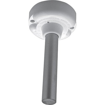 Thermotech 302-135 all-weather heat detector mounted on a ceiling, designed for detecting high temperatures in various environments.