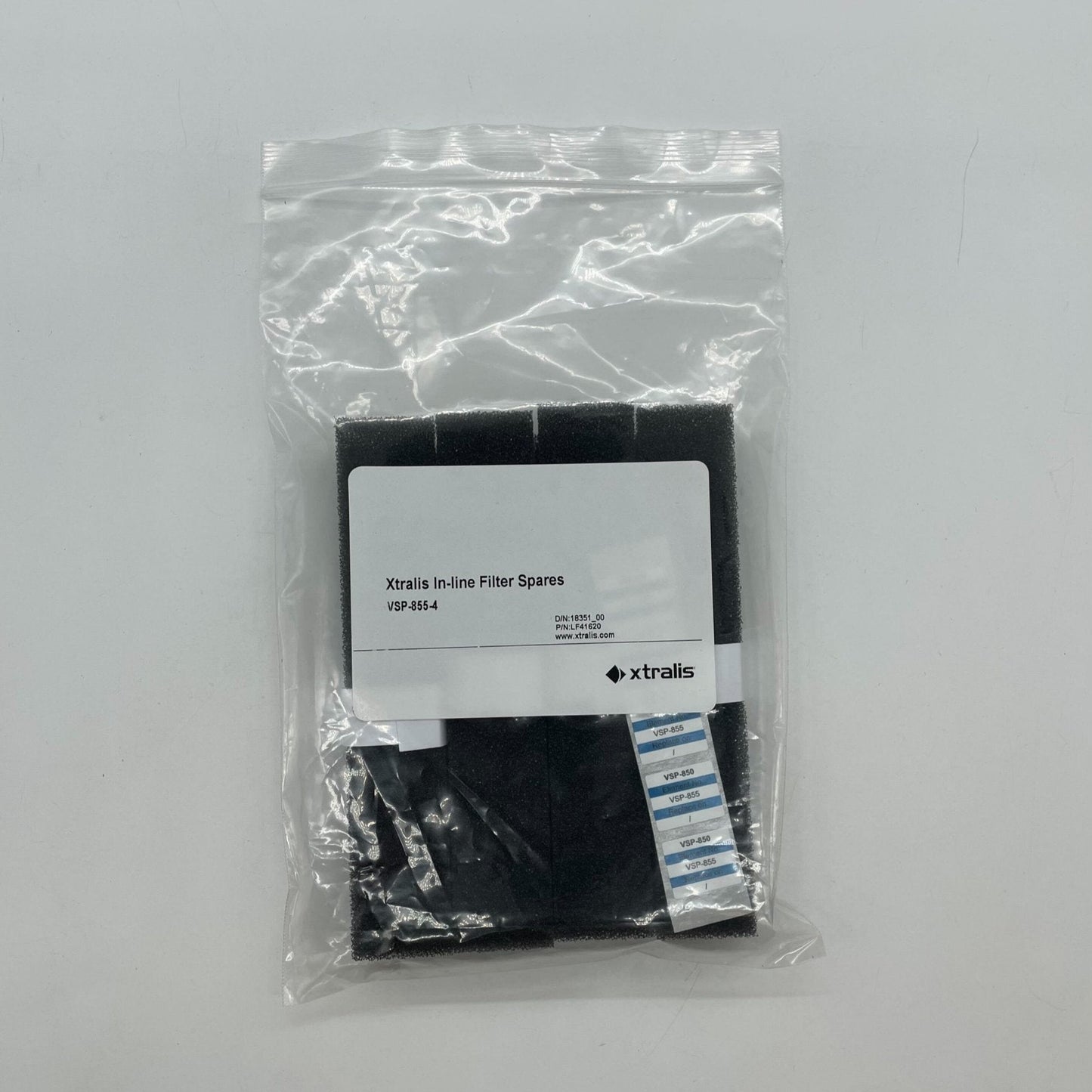 Vesda VSP-855-4 pipe sampling accessory, replacement part for Vesda fire detection systems, with filter in-line for air sampling.