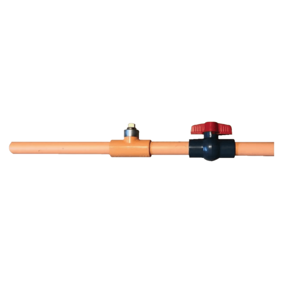 Vesda VSP-COT-KIT pipe replacement part for sampling access, showing a clean-out pipe with fittings and connectors.