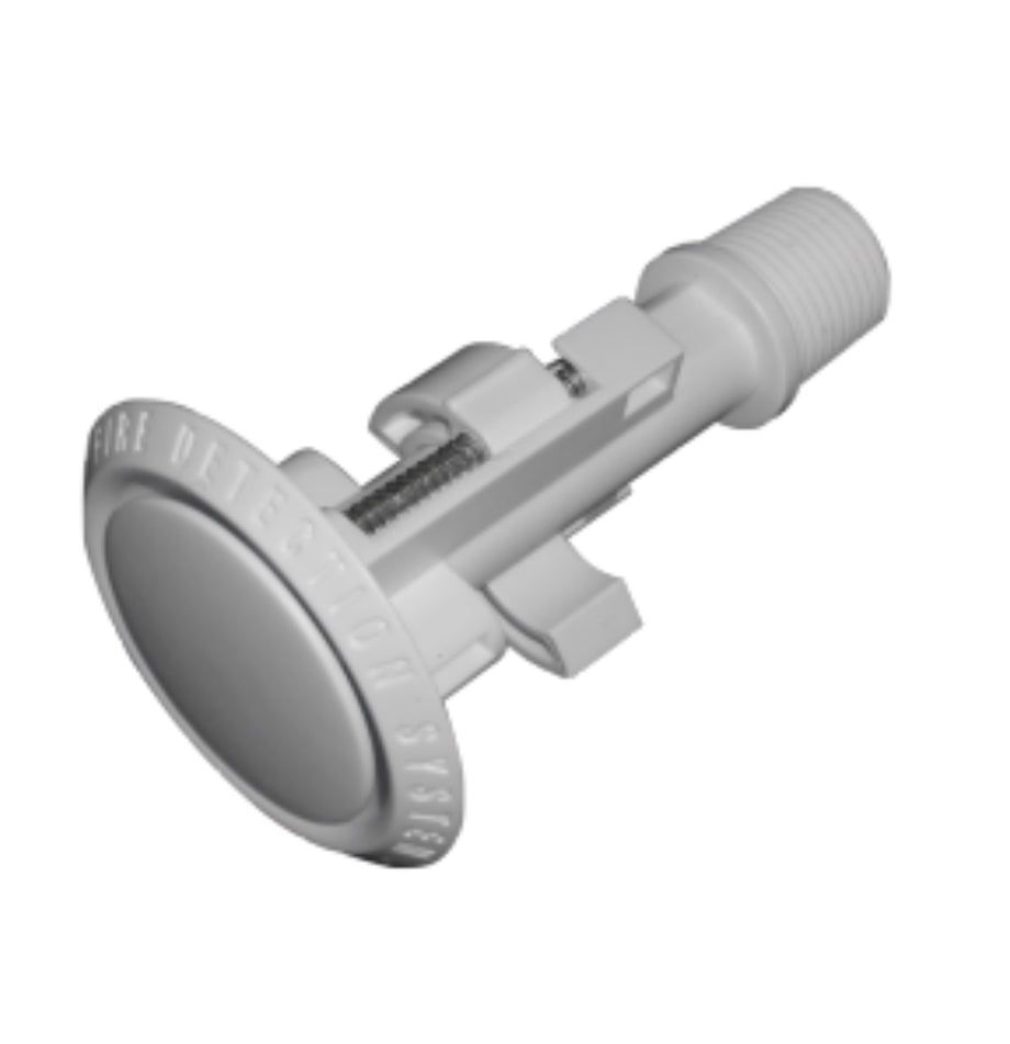 Vesda VSP-877 pipe sampling accessory with flush mount design for sampling points, used in fire detection systems.